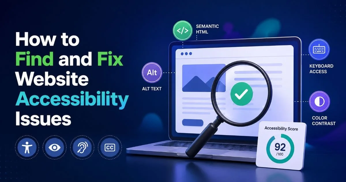 How to Find and Fix Website Accessibility Issues